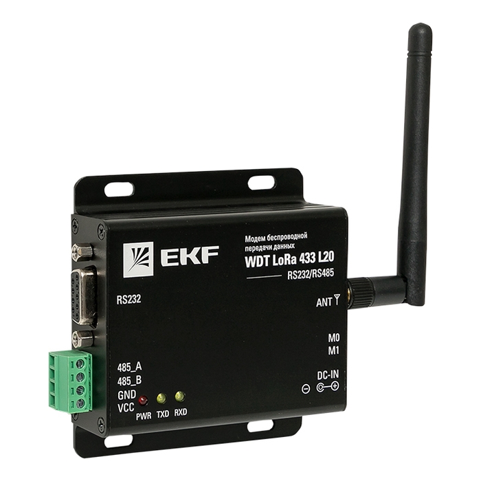 На фото: модем wdt lora 433 l20 ekf proxima ЭКФ (ЕКФ)