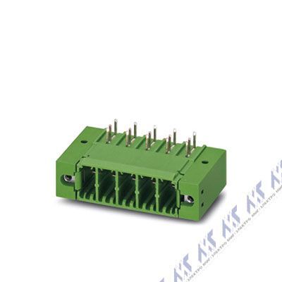 На фото: штекерные разъемы для печатных плат pc 5/ 6-gfu-7,62 Phoenix Contact