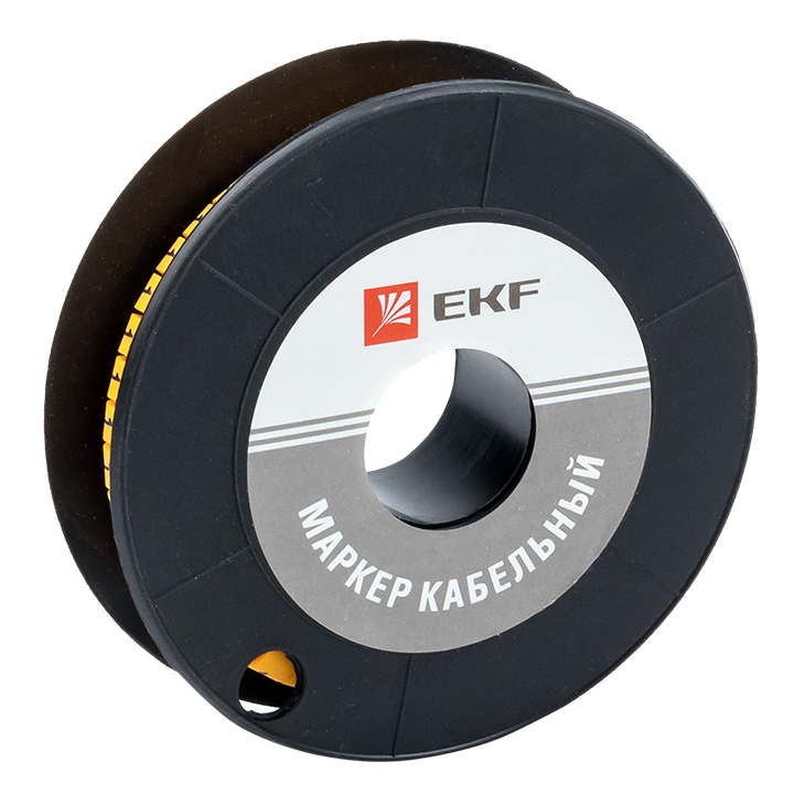 На фото: маркер кабельный 1,5 мм2 "1" (1000 шт.) (ес-0) ekf ЭКФ (ЕКФ)