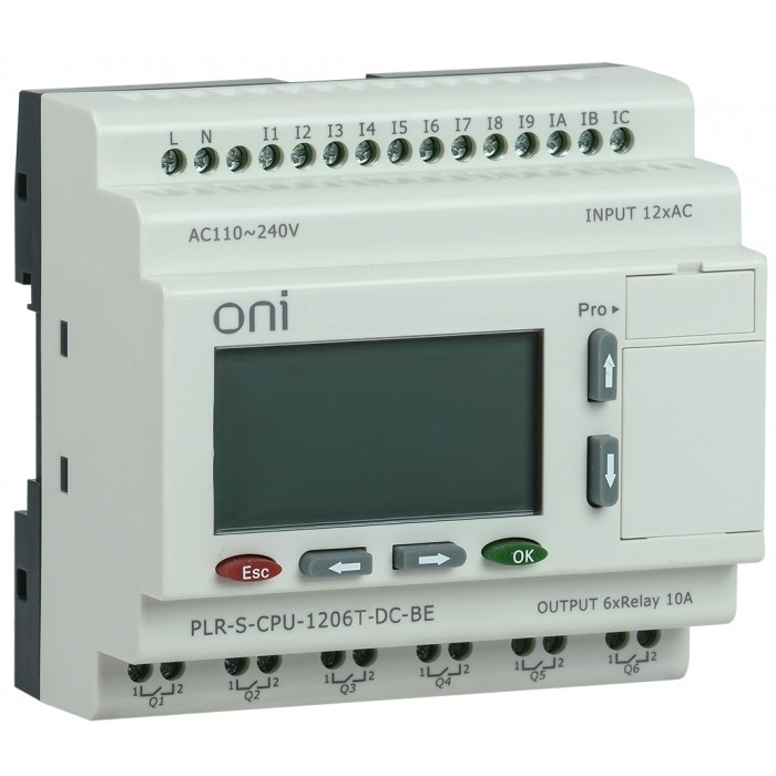 Программируемые логические контроллеры plr-s-cpu-1206t-dc-be 