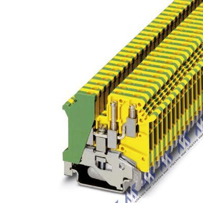 Заземляющие клеммы фото винтовой зажим uk 5-twin-pe