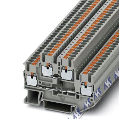 Многоуровневые клеммы зажим push-in pttb 2,5-dio/o-u