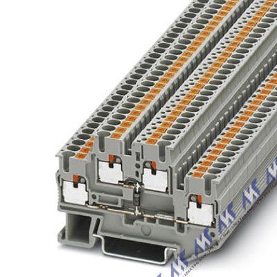 Многоуровневые клеммы зажим push-in pttb 2,5-dio/u-o