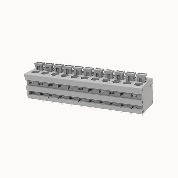 На фото клеммник нажимной на плату DG211V-5.0-11P-11-00Z(H) DEGSON (Дегсон) 