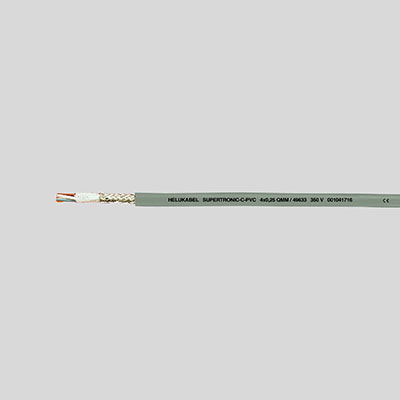 На фото: кабель для буксируемых цепей supertr.-c-pvc 2x0.14 кв.мм HELUKABEL 