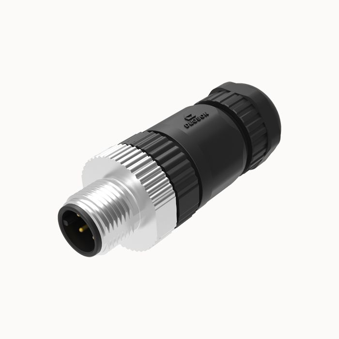 На фото: разъем pc-m12a-04p-mm-sl7001-00z(h) DEGSON (Дегсон) 