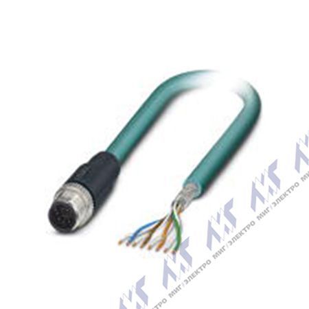 кабели с установленными разъемами vs-m12ms-oe-94c-li/2,0