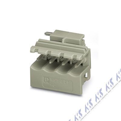 На фото: штекерные разъемы для печатных плат mstbo 2,5/ 4-g1l lbgy Phoenix Contact