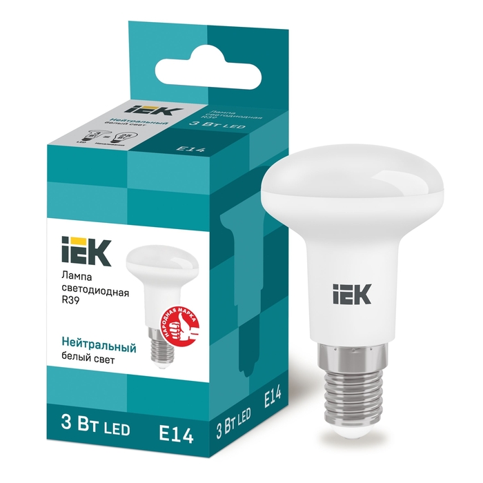 На фото: LED лампы и светильники lle-r39-3-230-40-e14 IEK (ИЭК) 