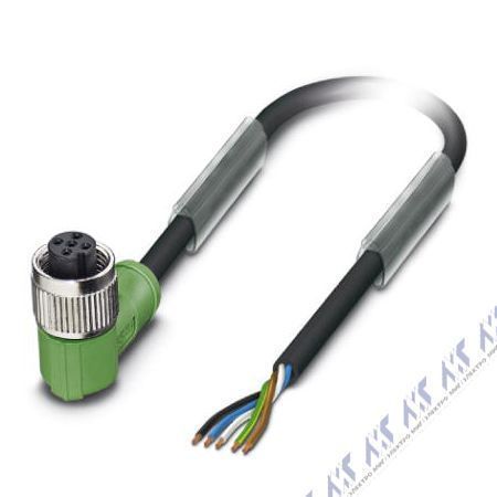 кабели с установленными разъемами sac-5p- 5,0-pur/m12fr