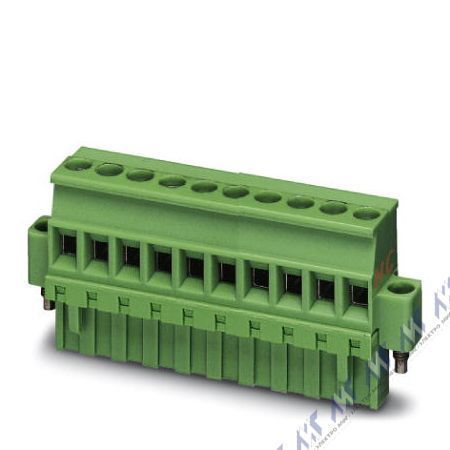 На фото: штекерные разъемы для печатных плат mvstbr 2,5 hc/ 3-stf Phoenix Contact