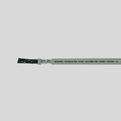 На фото: контрольный кабель с медными жилами f-cy-oz (liy-cy) 30x0,75 кв.мм HELUKABEL (Хелукабель)
