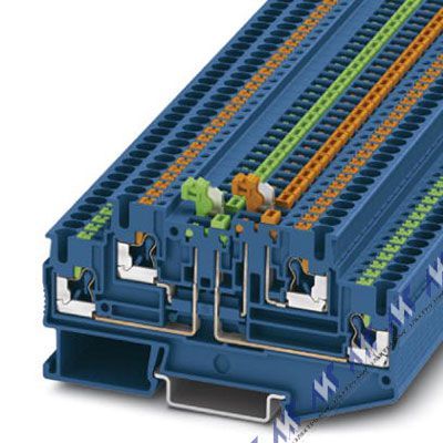 Многоуровневые клеммы зажим push-in ptt 2,5-2mt bu