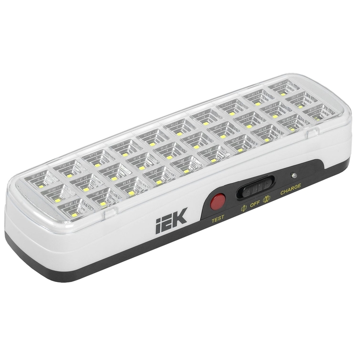 На фото: светильник светодиодный аккумуляторный 
 ldba0-3926-30-k02 IEK (ИЭК)