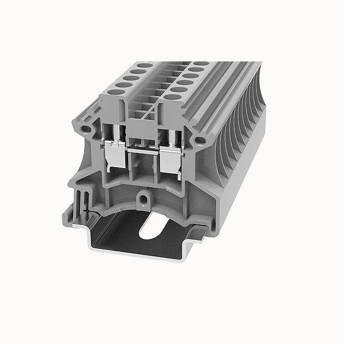 На фото: проходные клеммы dc4-01p-15-00z(h) DEGSON (Дегсон) 