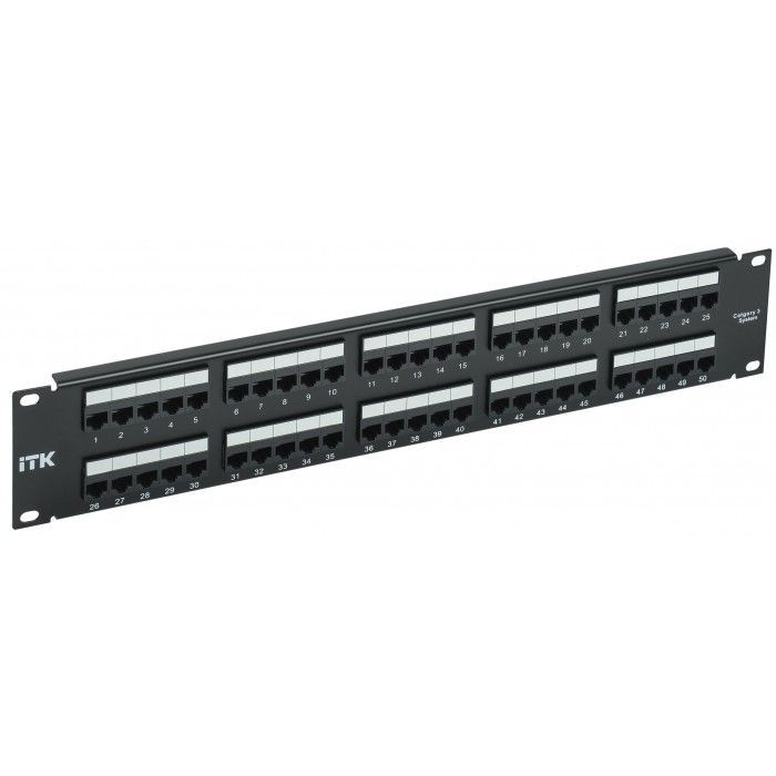 На фото: патч панели pp50-2uc03u-110 IEK (ИЭК)