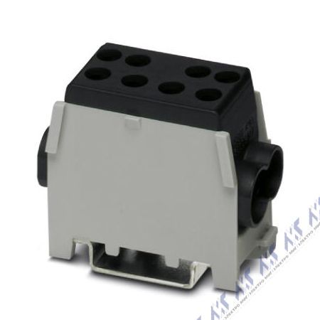 винтовой зажим udb 2x35/25 bk