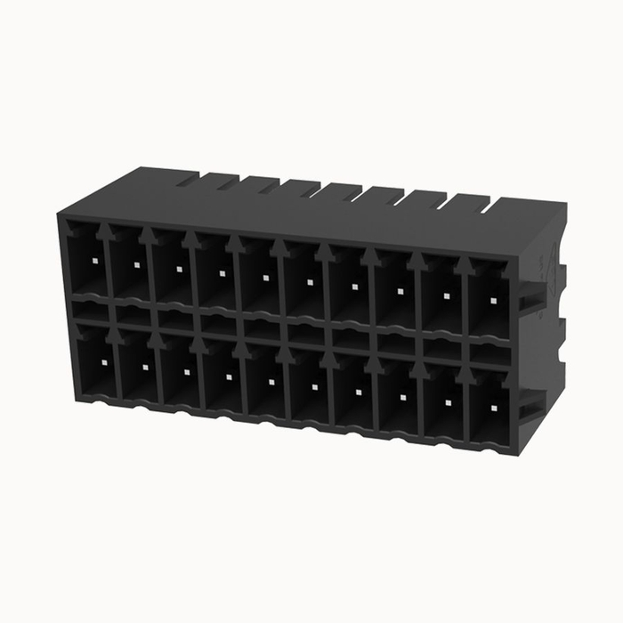 На фото клеммник нажимной на плату 15EDGRHBN-THR-3.5-20P-13-10Z(H) DEGSON (Дегсон) 