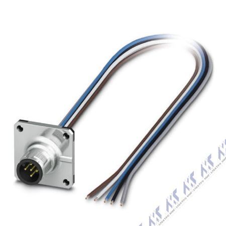 встраиваемые разъемы sacc-sq-m12ms-5con-20/0,5