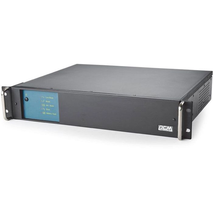 На фото: источник бесперебойного питания kin-1000ap rm Smart King PRO POWERCOM (серверный ИБП)