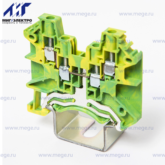 На фото клемма заземления dc2.5-qu-pe-01p-1c-00a(h) DEGSON (Дегсон) 