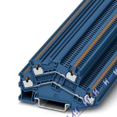 Многоуровневые клеммы зажим push-in pttbs 1,5/s bu 