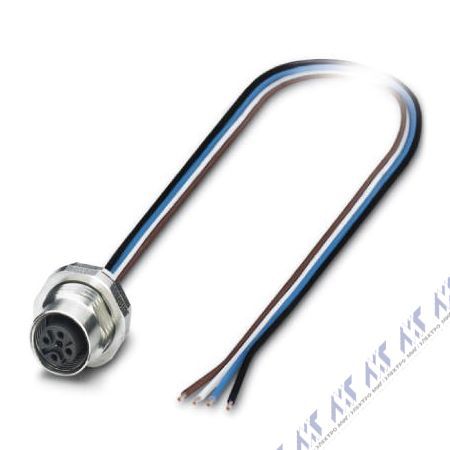встраиваемые разъемы sacc-dsi-m12fs-4con-pg9/0,5 va