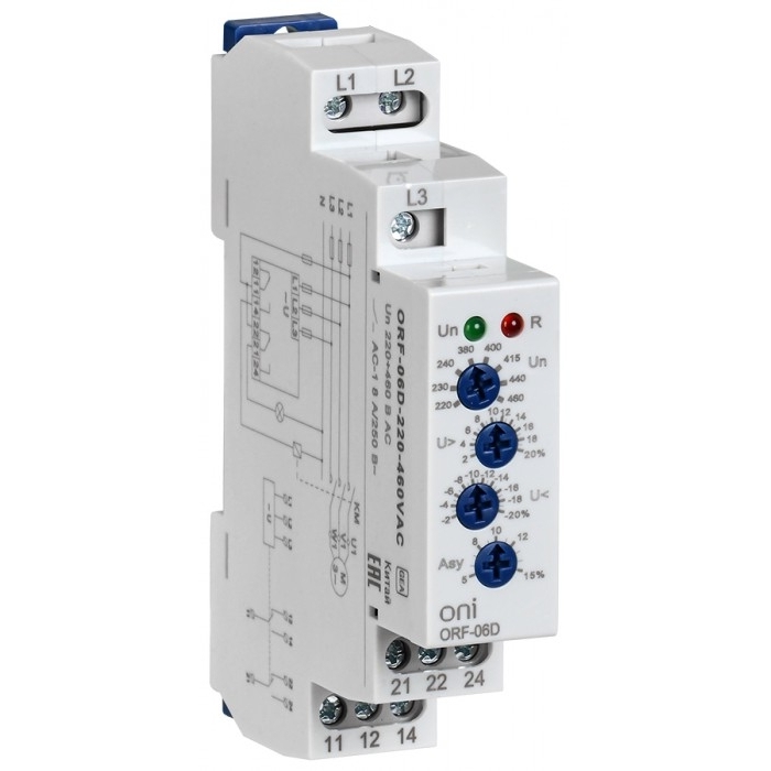 На фото: реле ONI orf-06d-220-460vac (IEK) 
