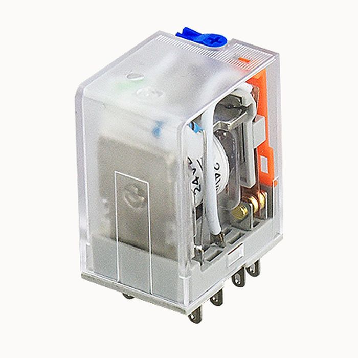 На фото: промышленное реле drpe-4c-lr-d220-07a(h) DEGSON (Дегсон) 