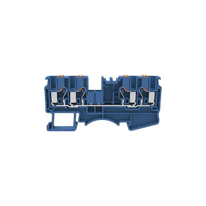 На фото: проходные пружинные клеммы ds2.5-qu-01p-12-00a(h) DEGSON (Дегсон) 
