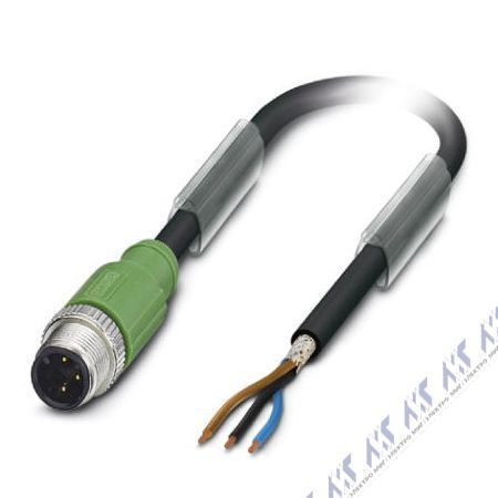кабели с установленными разъемами sac-3p-m12ms/ 1,5-pur sh