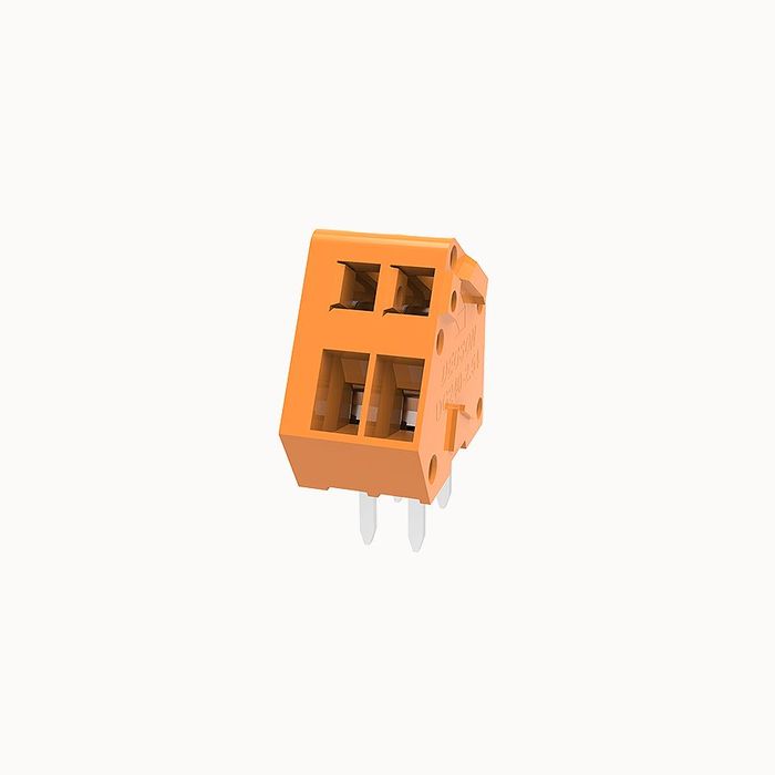 На фото клеммник нажимной на плату DG240W-2.54-02P-15-00Z(H) DEGSON (Дегсон) 
