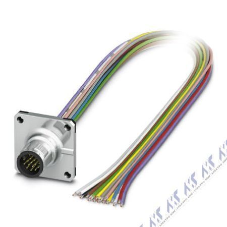 встраиваемые разъемы sacc-sq-m12ms-17con-25f/0,5