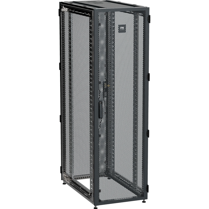 На фото: шкаф серверный напольный zp05-45u-0610-pp-r IEK (ИЭК) 