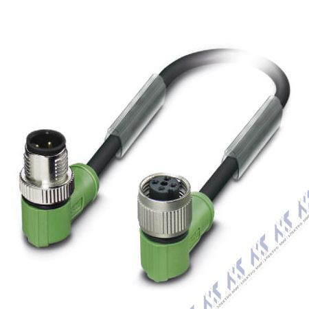 кабели с установленными разъемами sac-4p-m12mr/ 2,0-pur/m12fr