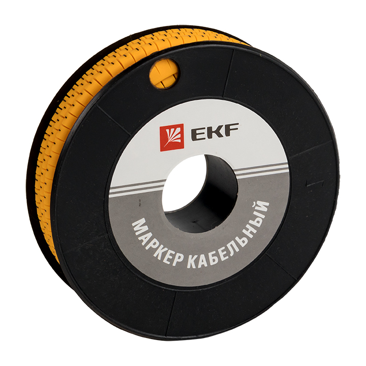 На фото: маркер кабельный 2,5 мм2 "l" (1000 шт.) (ес-1) ekf ЭКФ (ЕКФ)