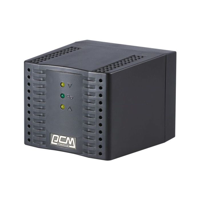 На фото: стабилизатор напряжения tca-2000 bl POWERCOM 