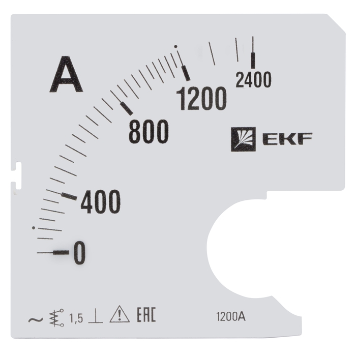 На фото: шкала сменная для a961 1200/5а-1,5 ekf ЭКФ (ЕКФ)