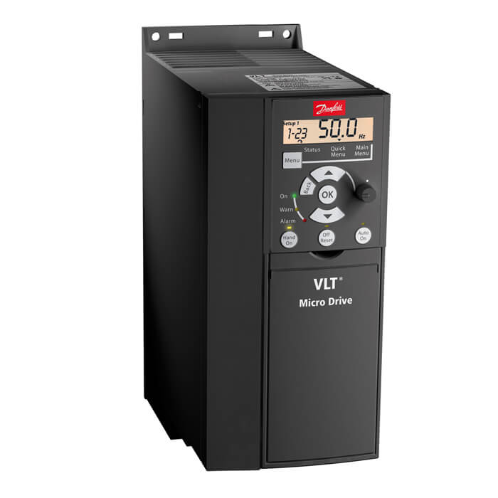 На фото: преобразователи частоты micro drive fc 51 fc-051p2k2s2e20h3bxcxxxsxxx