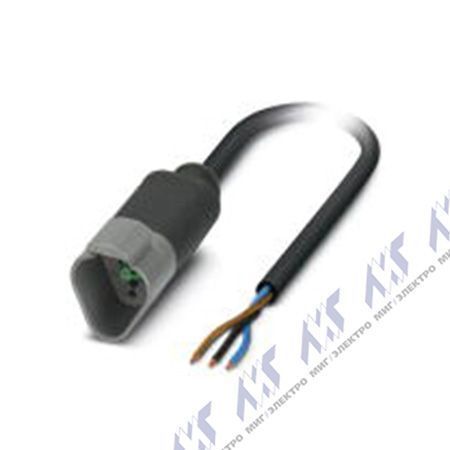 кабели с установленными разъемами sac-3p-dtms/ 5,0-pur