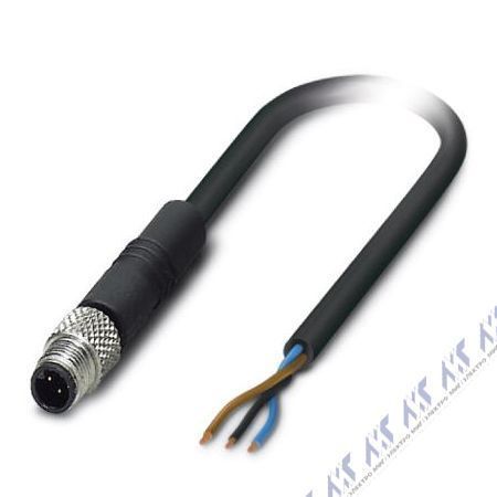 кабели с установленными разъемами sac-3p-m5ms/10,0-pur