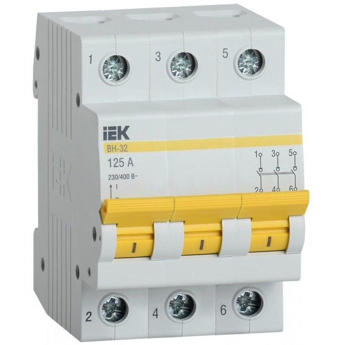 На фото: mnv10-3-125 IEK (ИЭК)