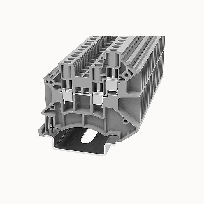 На фото: проходные клеммы dc2.5-tw-01p-12-00z(h) DEGSON (Дегсон) 