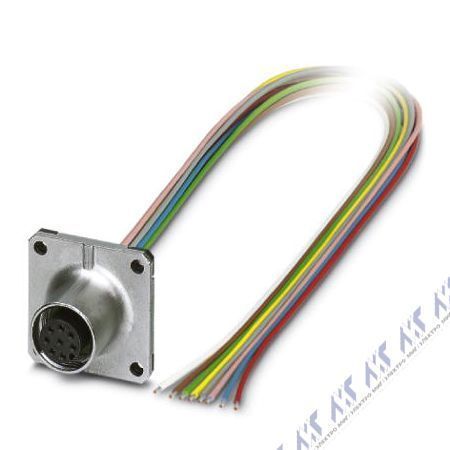 встраиваемые разъемы sacc-sq-m12fs-8con-20/0,5