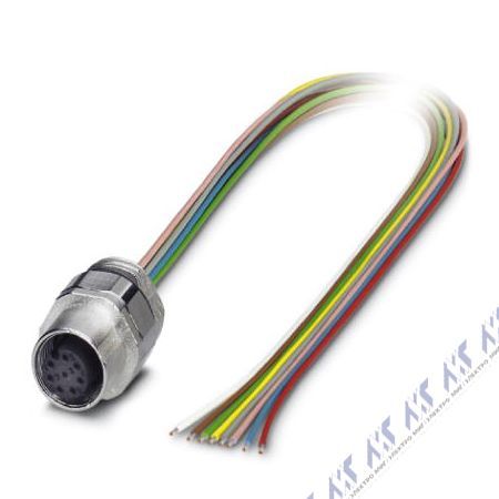 встраиваемые разъемы sacc-ec-m12fs-8con-pg9/0,5