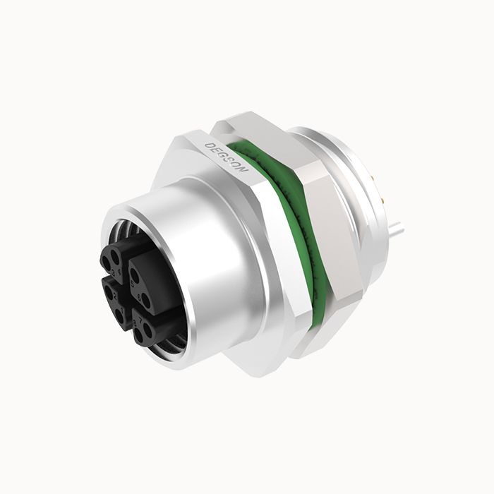 На фото: разъем spsh-m12x-08p-ff-sh7001-00z(h) DEGSON (Дегсон) 