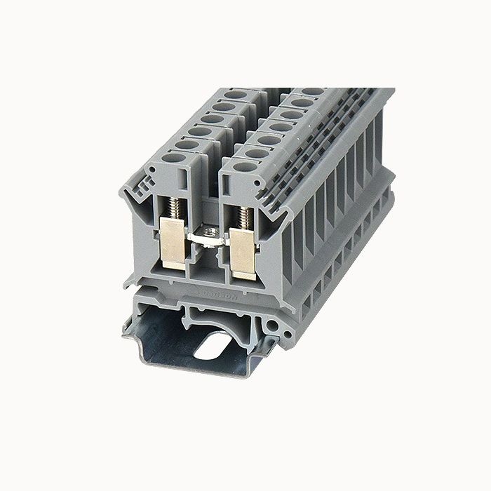 На фото: Клеммы проходные pc6-01p-16-00z(h) DEGSON (Дегсон) 