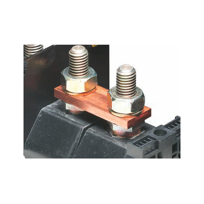 Плоская соединительная шина, медь E-Cu, для 2 клемм BK M8