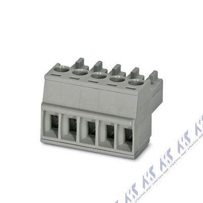 На фото: штекерные разъемы для печатных плат bcp-350-17 gn Phoenix Contact