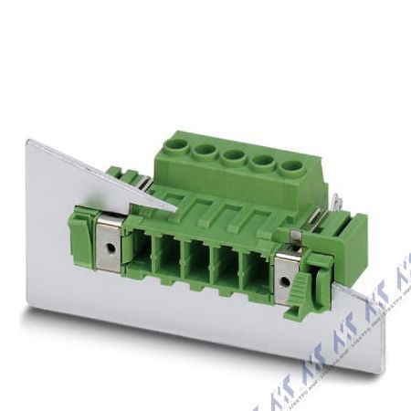 На фото: штекерные разъемы для печатных плат dfk-pc 5/ 2-stf-sh-7,62 Phoenix Contact